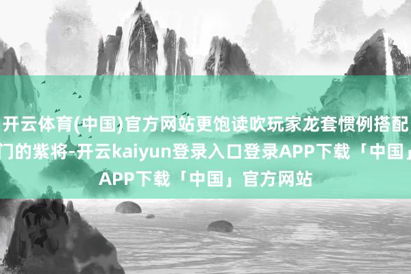 开云体育(中国)官方网站更饱读吹玩家龙套惯例搭配——看似冷门的紫将-开云kaiyun登录入口登录APP下载「中国」官方网站