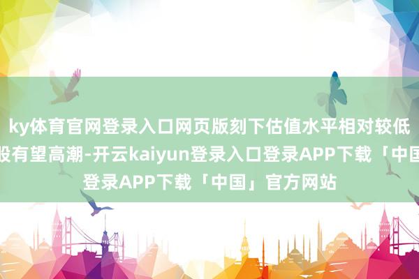 ky体育官网登录入口网页版刻下估值水平相对较低的港股消耗股有望高潮-开云kaiyun登录入口登录APP下载「中国」官方网站